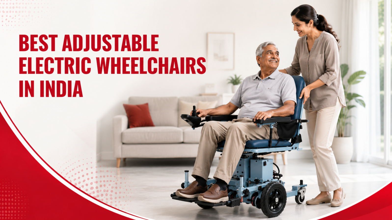 Best Adjustable Electric Wheelchairs in India for Elderly & Disabled Users