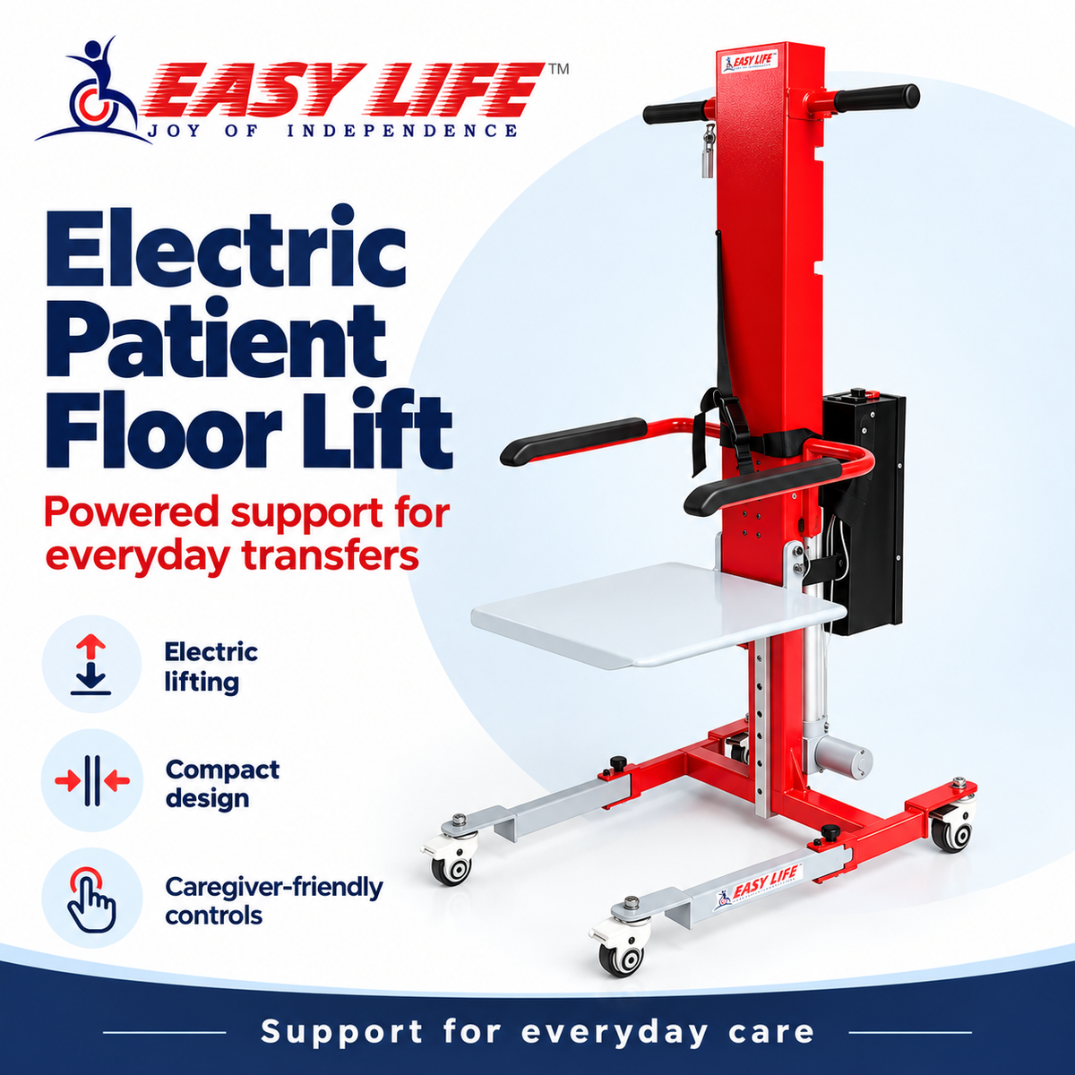 Elderly/Patient Floor Lift - Electric