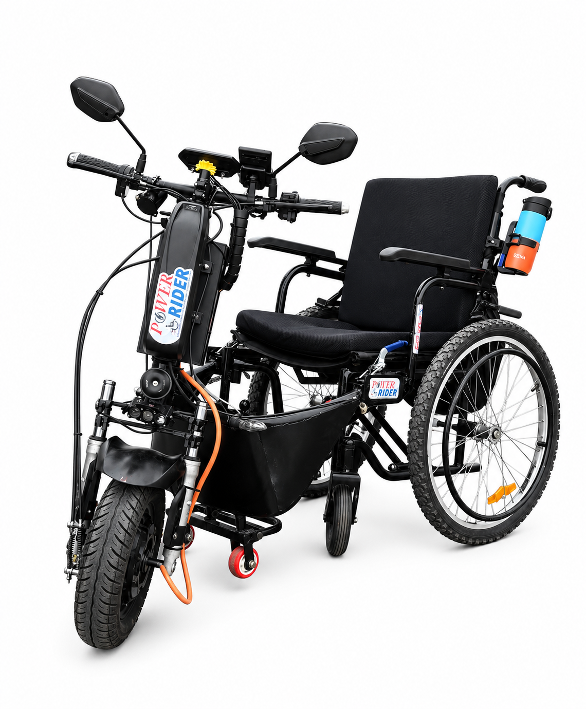 Power Rider with Manual Wheelchair