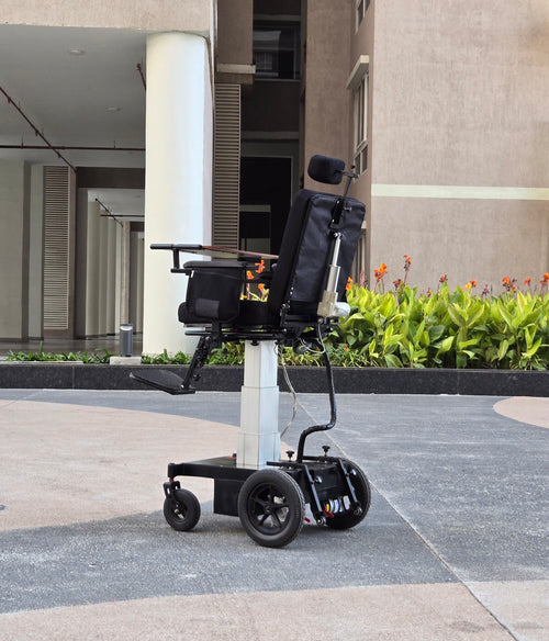 Height Adjustable Power Wheelchair – Telescopic Lifting Mechanism