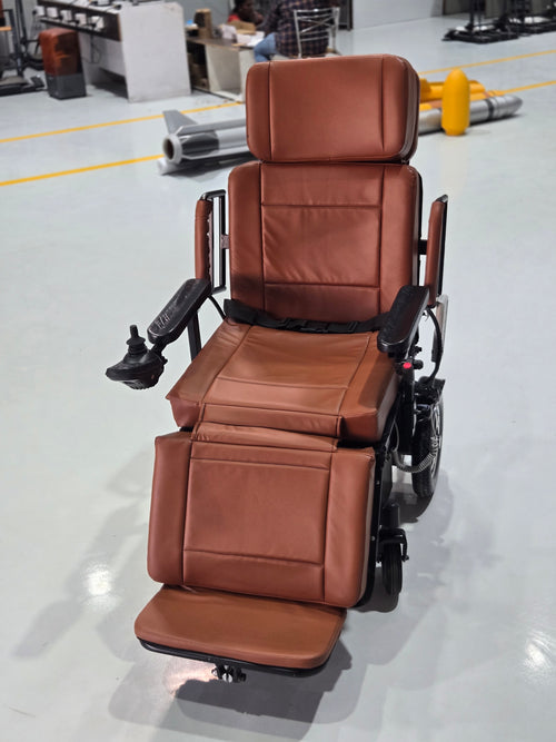 Bed Convertible Power Wheelchair - without Height Adjustment