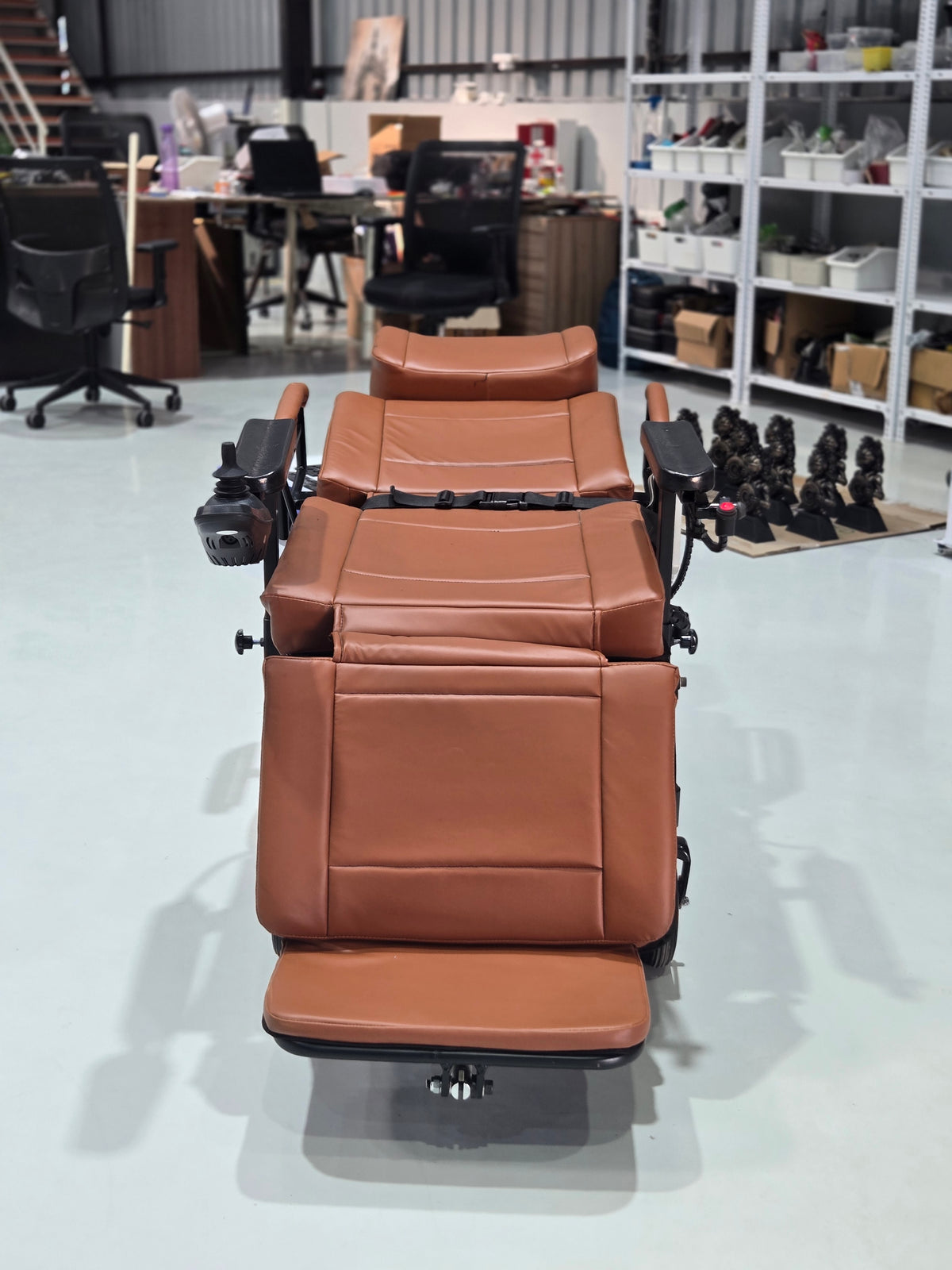 Bed Convertible Power Wheelchair - without Height Adjustment