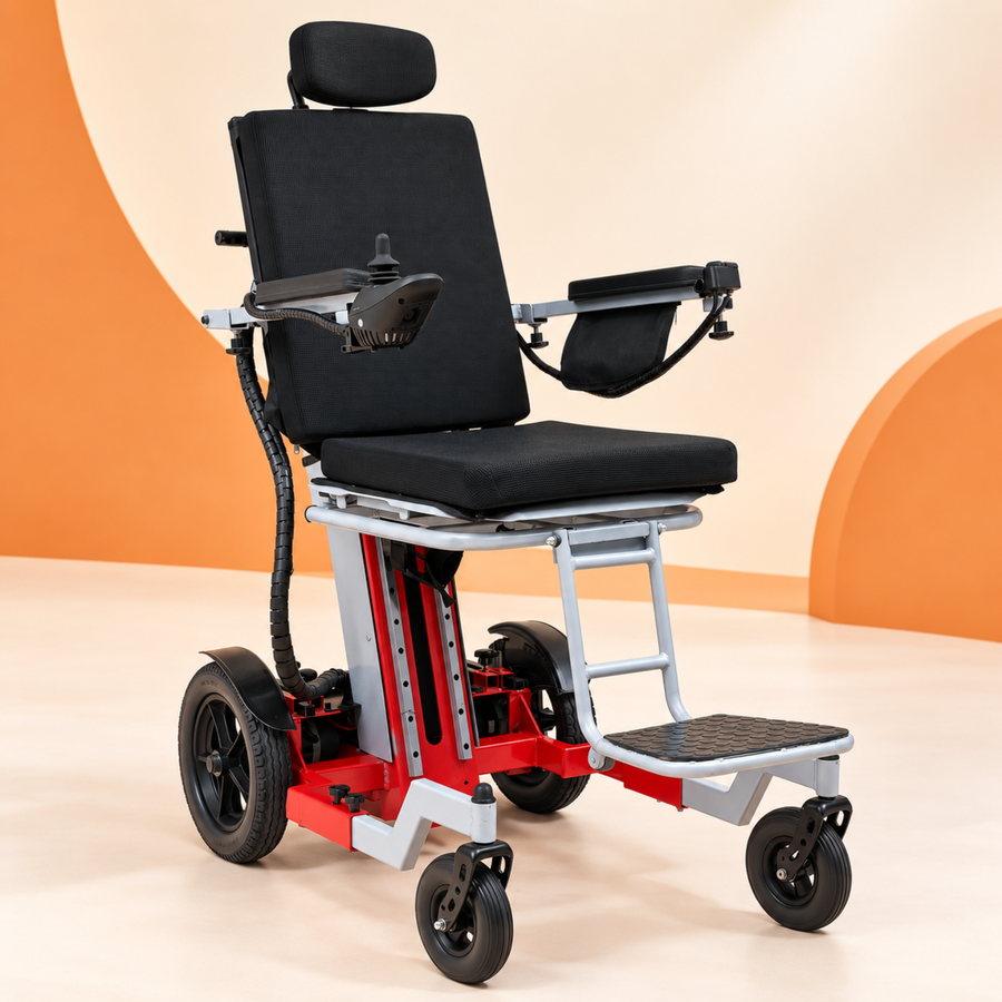 Self-Operated Ground Lifting Power Wheelchair