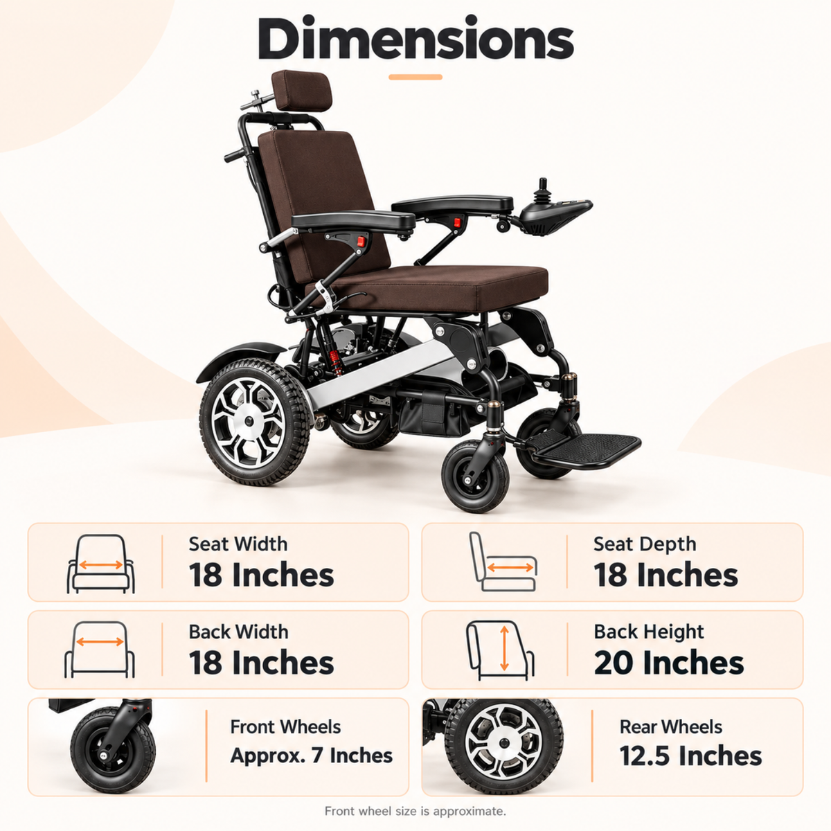 Travel Lite Power Wheelchair - Manual Reclining Functionality