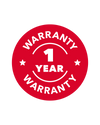 1 Year Warranty