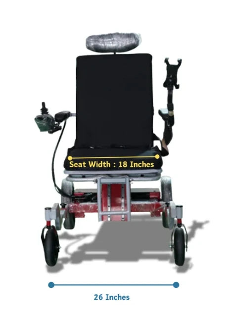 Self-Operated Ground Lifting Wheelchair
