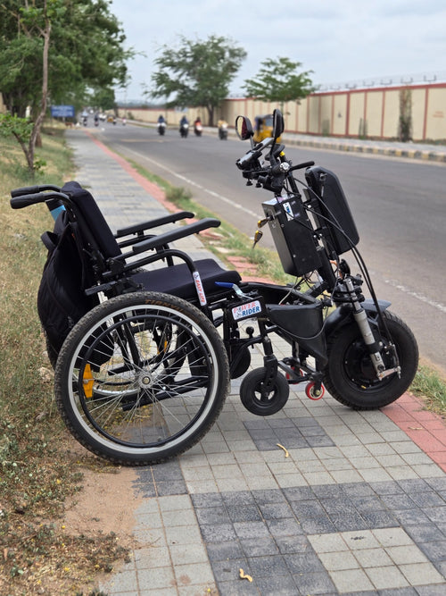 Power Rider with Manual Wheelchair