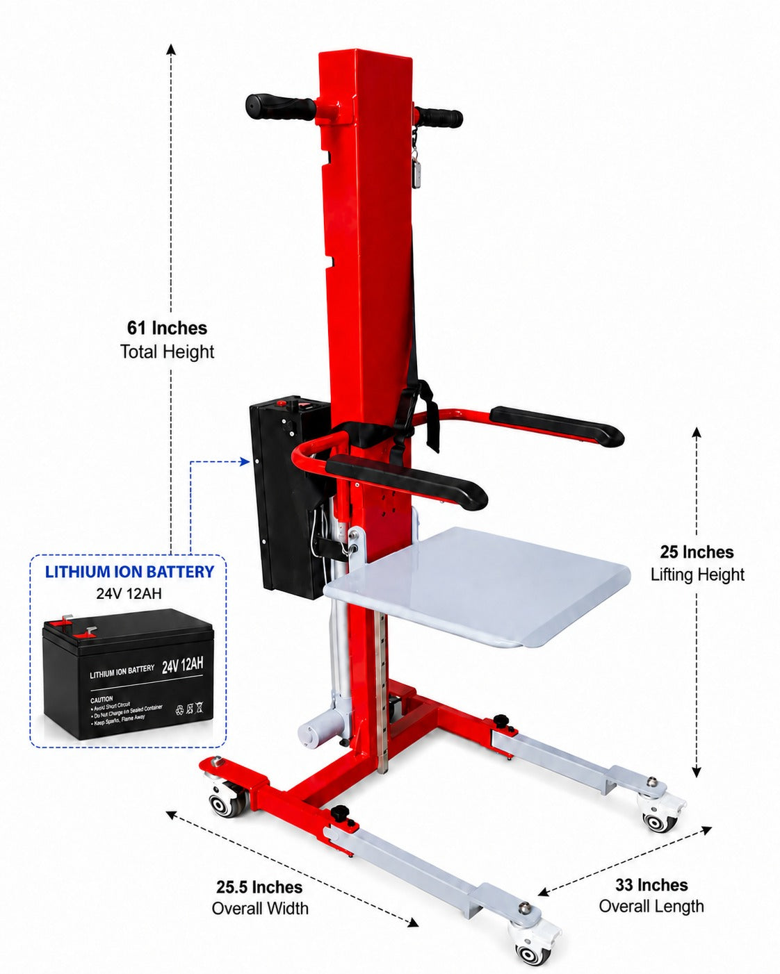 Elderly/Patient Floor Lift - Electric