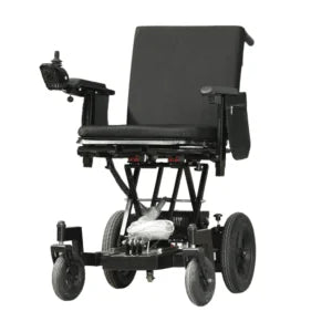 Height Adjustable Wheelchair with Scissor Lift Mechanism