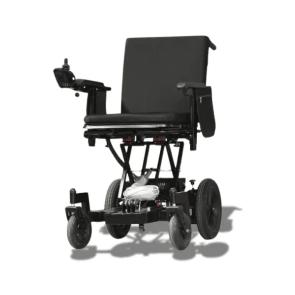 Height Adjustable Wheelchair with Scissor Lift Mechanism