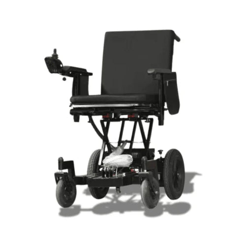 Height Adjustable Wheelchair with Scissor Lift Mechanism