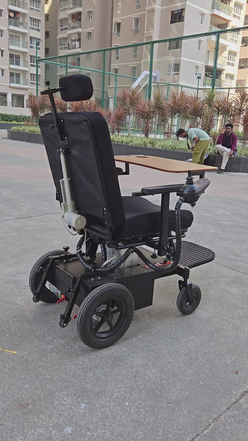 Height Adjustable Power Wheelchair – Telescopic Lifting Mechanism