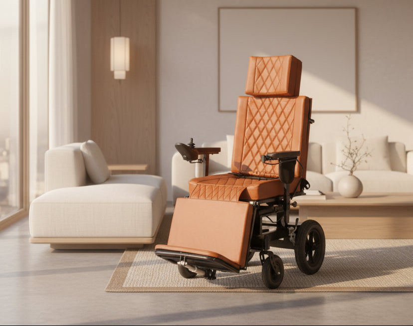 Bed Convertible Manual Wheelchair - without Height Adjustment