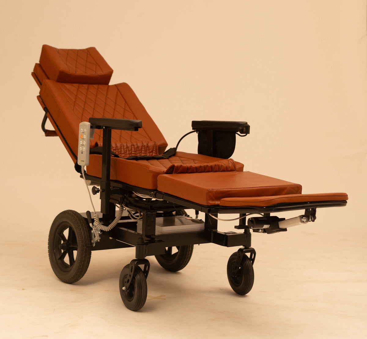 Bed Convertible Manual Wheelchair - without Height Adjustment